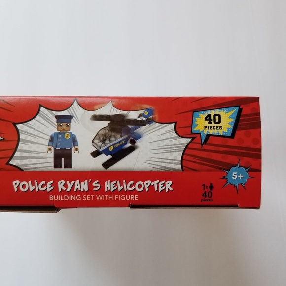 RYANS WORLD RYANS POLICE HELICOPTER LEGO SET - Picture 5 of 6